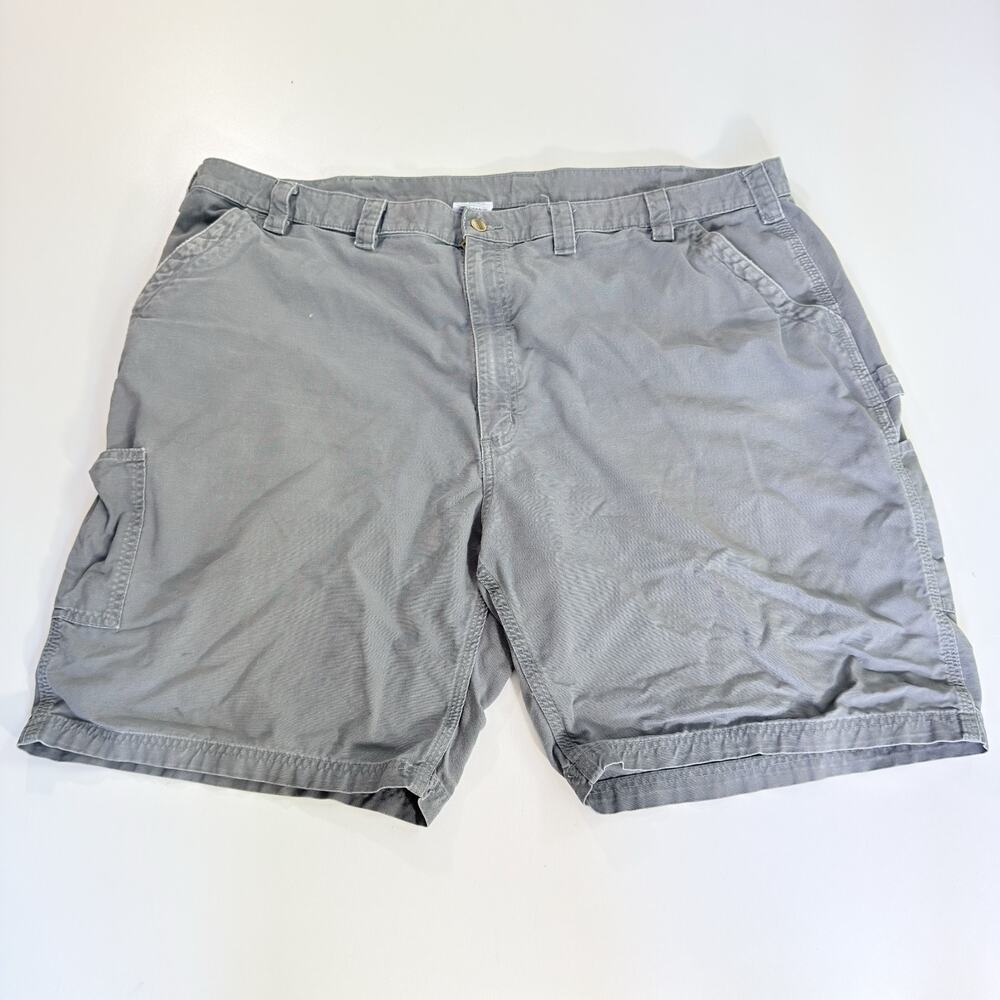 Carhartt Men's Size 50 Gray Carpenter Cargo Work Shorts Construction Workwear
